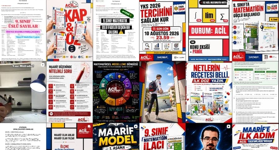 Acil Matematik Instagram gönderileri