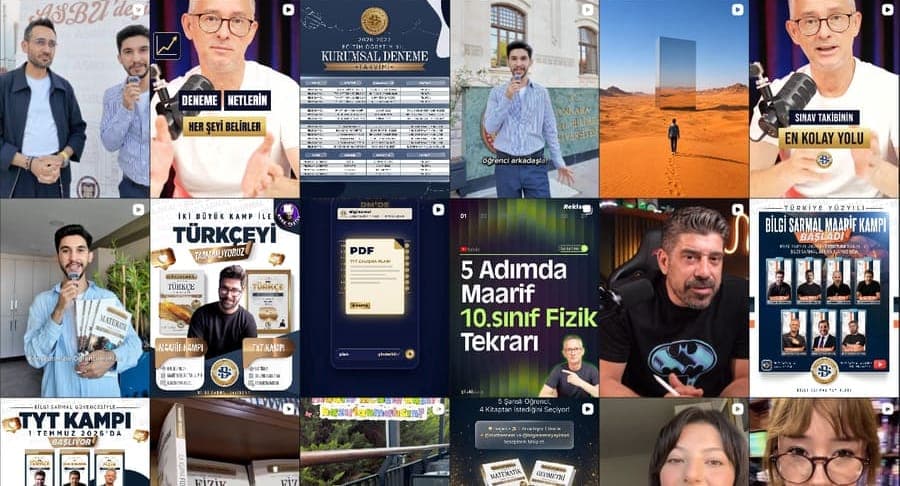 Bilgi Sarmal Instagram gönderileri