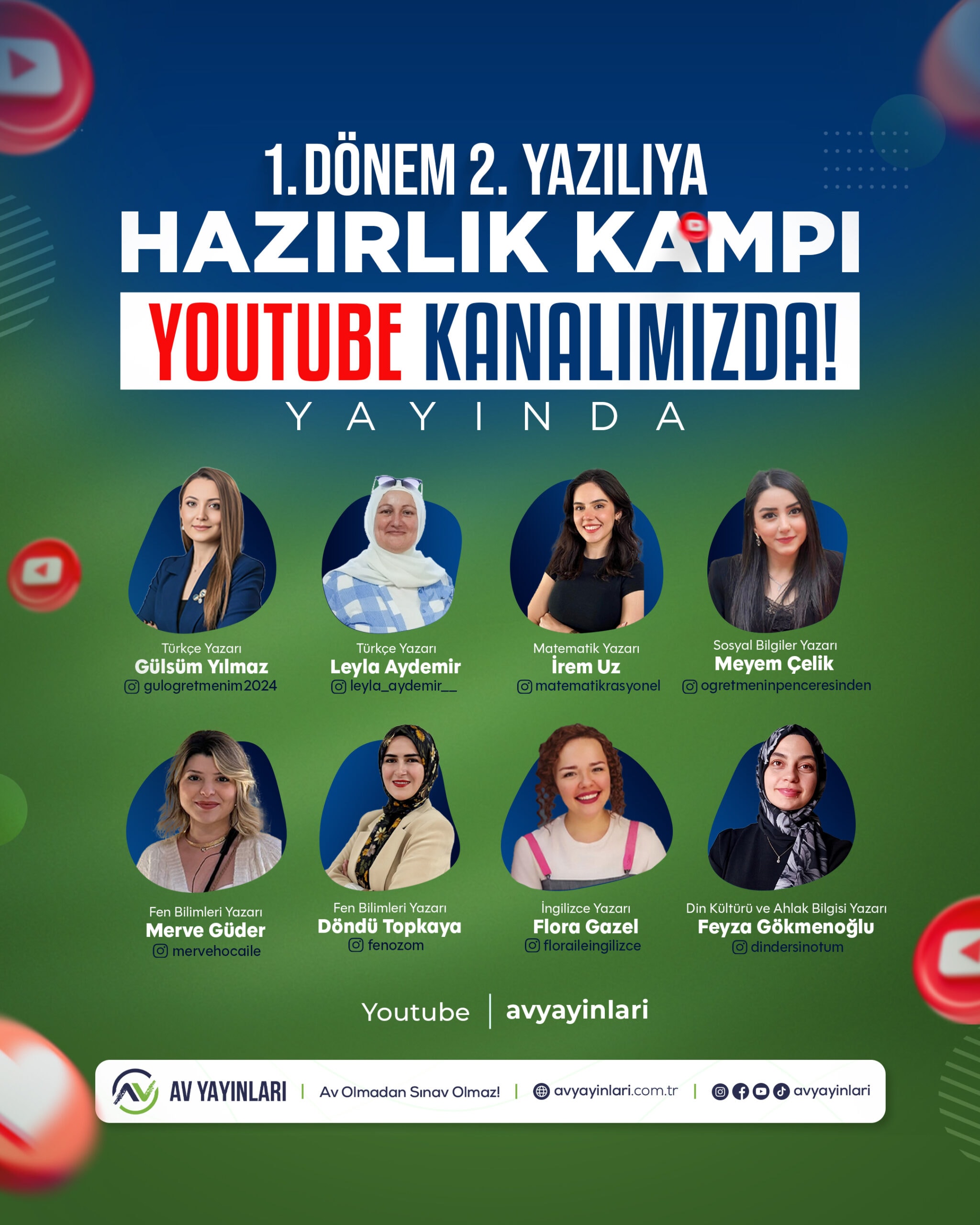 AV Yayınları sosyal medya içerik tasarımı