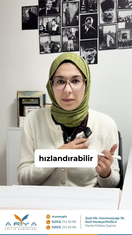 Arya Eğitim Kurumları reels ekranı, Kurum tanıtımı