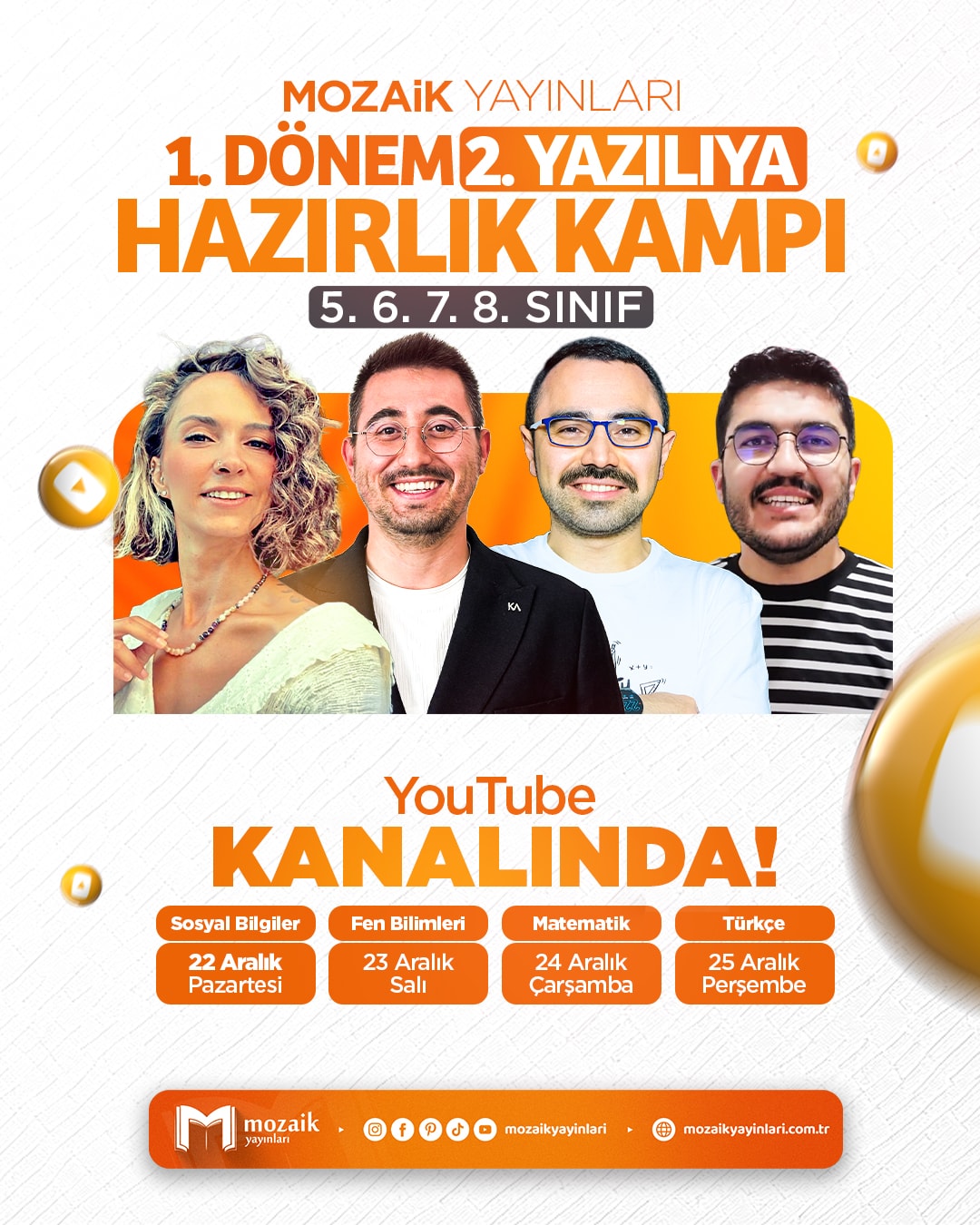 Mozaik Yayınları sosyal medya içerik tasarımı