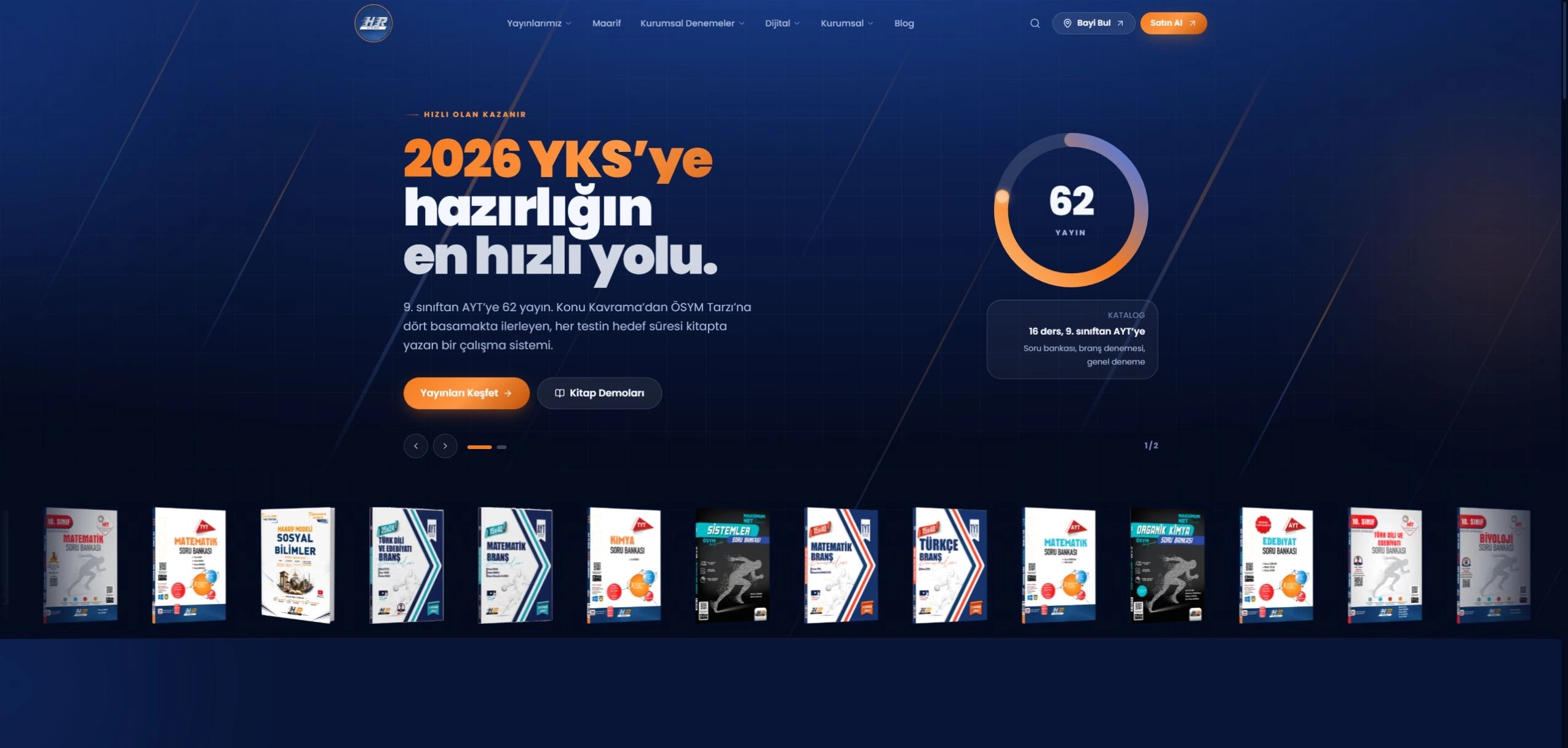 Hız ve Renk Yayınları web tasarımı
