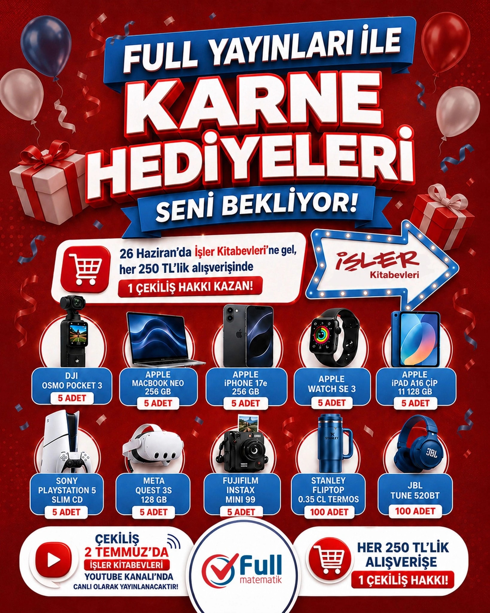 Full Matematik Instagram gönderisi, 2026-06-22