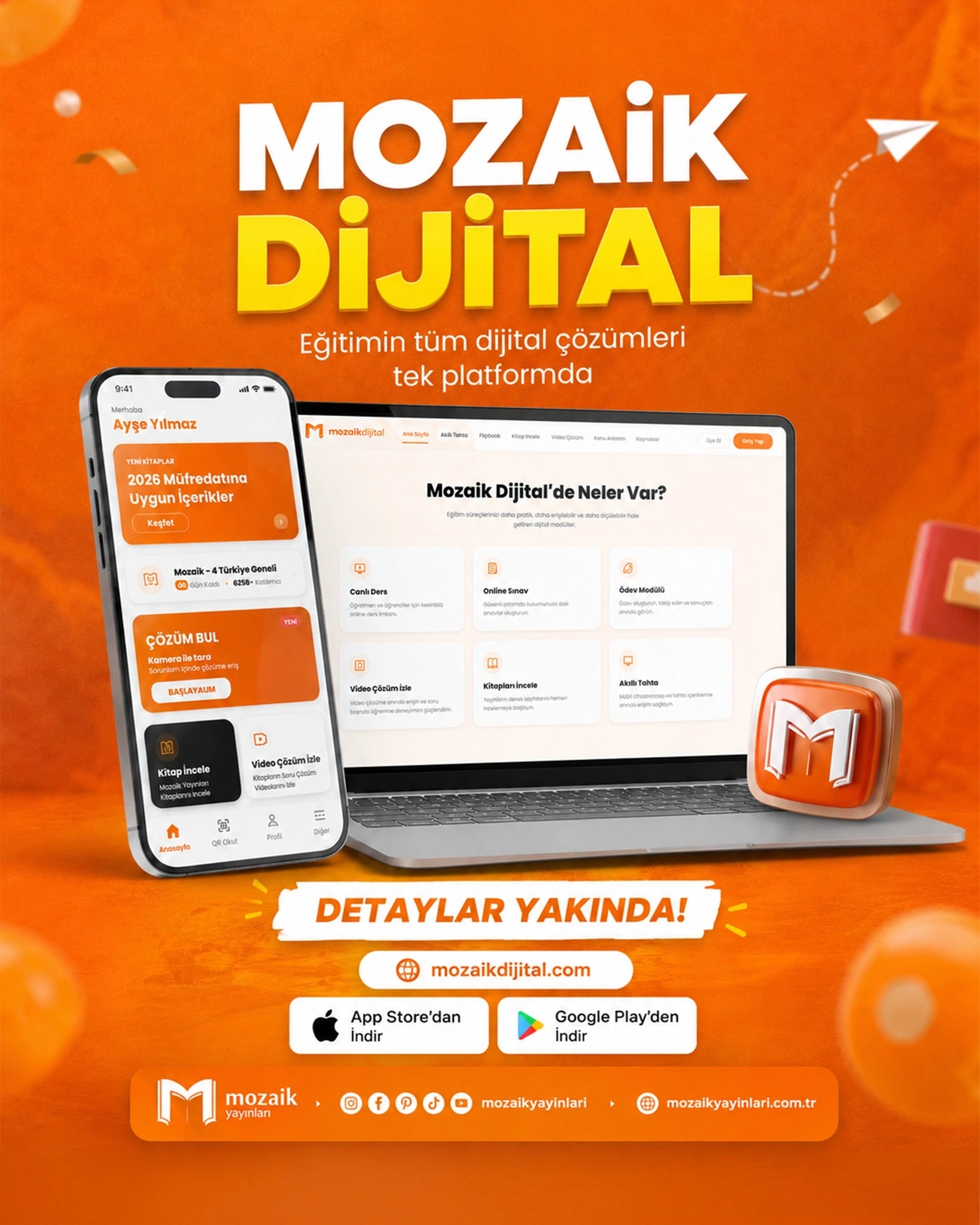 Mozaik Yayınları Instagram gönderisi, 2026-08-09