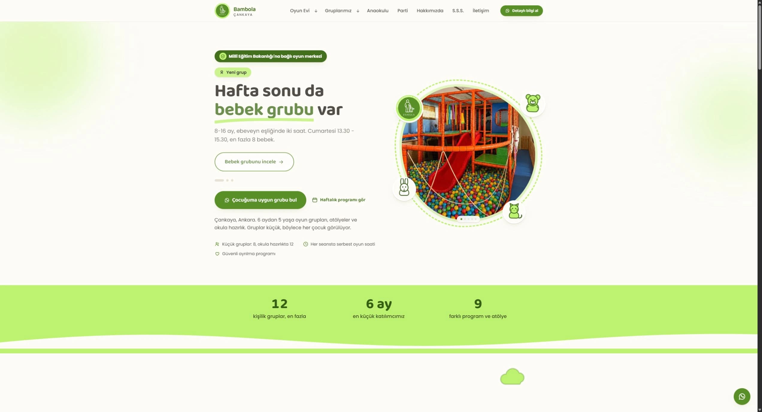Bambola için tasarladığımız kurumsal web sitesi