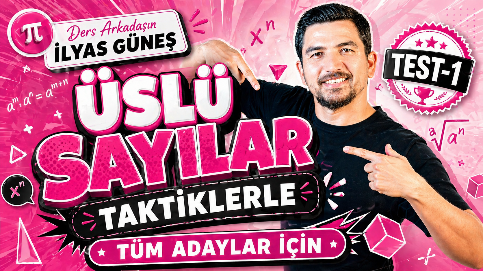 İlyas Güneş üslü sayılar kapak tasarımı